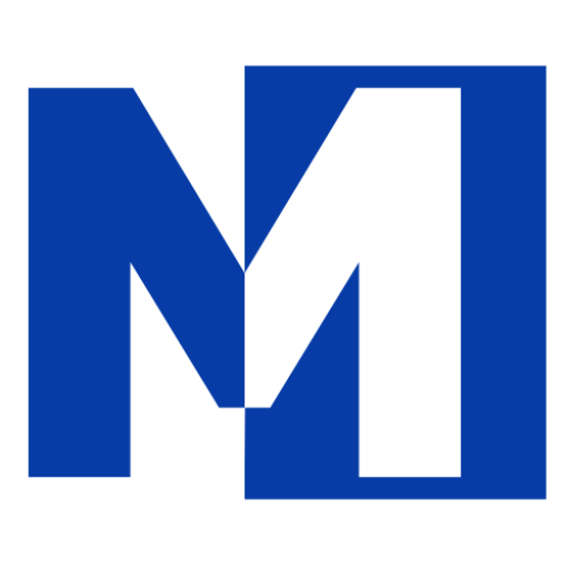 MyBusiness.in.th M Vivide Blue Logo
